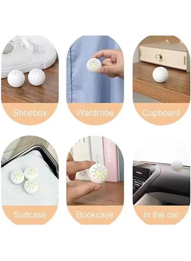 Bukela Shoe Deodorant Balls, Jasminee Scent, Multifunction Fresheners for Shoes, Closet, Toilet, Long-lasting Aromatic Pack Of 1 - Image 3
